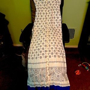 Old Navy Long Strapless Dress Medium